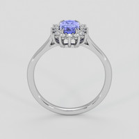 1.54 Ct. Violet Sapphire Ring, Silver 3