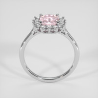 1.21 Ct. Pink Sapphire Ring, Silver 3