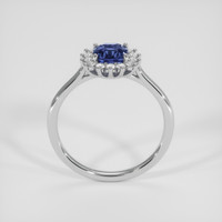 1.07 Ct. Blue Sapphire Ring, 10K White Gold 3