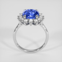 4.69 Ct. Blue Sapphire Ring, 14K White Gold 3