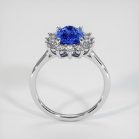 2.12 Ct. Blue Sapphire Ring, 14K White Gold 3