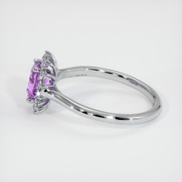 1.00 Ct. Sapphire Ring, 14K White Gold 4