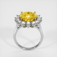 9.71 Ct. Sapphire Ring, 14K White Gold 3