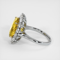 9.71 Ct. Sapphire Ring, 14K White Gold 4