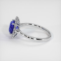 3.24 Ct. Sapphire Ring, 18K White Gold 4