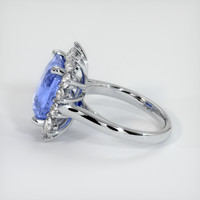 5.01 Ct. Sapphire Ring, 18K White Gold 4