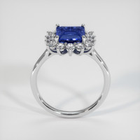 3.44 Ct. Sapphire Ring, 18K White Gold 3