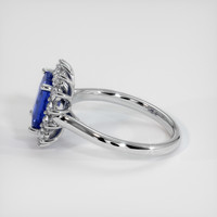 3.44 Ct. Sapphire Ring, 18K White Gold 4