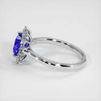 2.14 Ct. Sapphire Ring, 18K White Gold 4