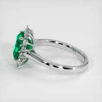 1.91 Ct. Emerald Ring, 18K White Gold 4