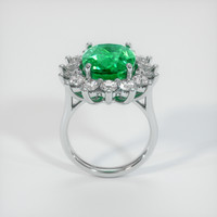 Halo Emerald Ring 7.80 Ct., 18K White Gold Preview