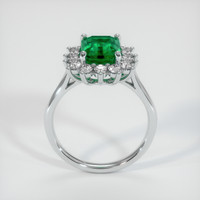 2.37 Ct. Emerald Ring, 18K White Gold 3
