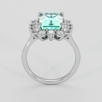 3.42 Ct. Emerald Ring, 18K White Gold 3