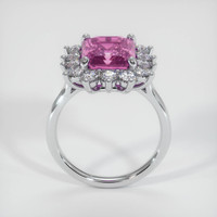 6.02 Ct. Sapphire Ring, 18K White Gold 3