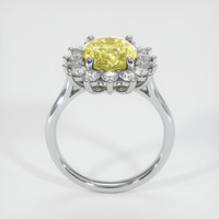 5.46 Ct. Yellow Sapphire Ring, 18K White Gold 3