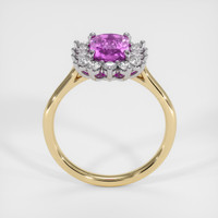 2.22 Ct. Sapphire Ring, 14K White & Yellow 3