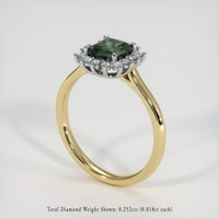 1.41 Ct. Gemstone Ring, 18K White & Yellow 2
