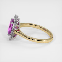 2.22 Ct. Sapphire Ring, 18K White & Yellow 4