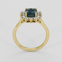 2.51 Ct. Bi Color / Parti Sapphire Ring, 10K Yellow Gold 3