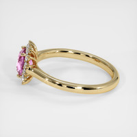 1.11 Ct. Pink Sapphire Ring, 14K Yellow Gold 4