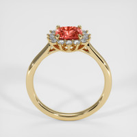 1.16 Ct. Padparadscha Sapphire Ring, 14K Yellow Gold 3