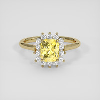 2.11 Ct. Yellow Sapphire Ring, 14K Yellow Gold 1