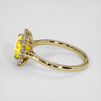 2.11 Ct. Yellow Sapphire Ring, 14K Yellow Gold 4