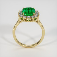 2.82 Ct. Emerald Ring, 18K Yellow Gold 3