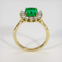 2.08 Ct. Emerald Ring, 18K Yellow Gold 3