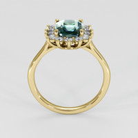 3.57 Ct. Bi Color Sapphire Ring, 18K Yellow Gold 3