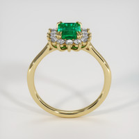 1.49 Ct. Emerald Ring, 18K Yellow Gold 3