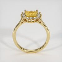 1.22 Ct. Yellow Sapphire Ring, 18K Yellow Gold 3