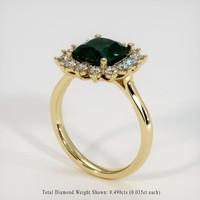 2.30 Ct. Sapphire Ring, 18K Yellow Gold 2