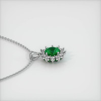 Emerald Pendant 0.85 Ct. 18K White Gold Preview