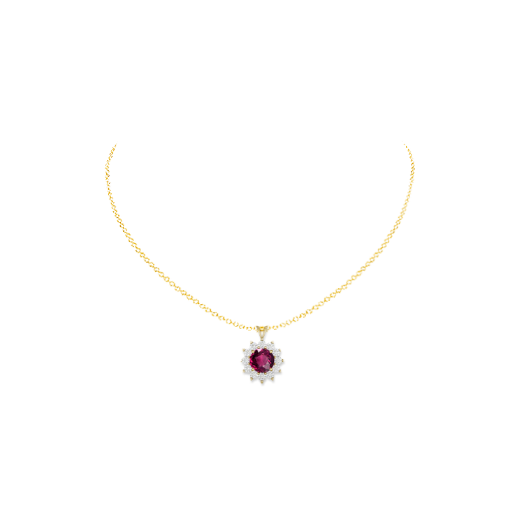 Jewelry image on model