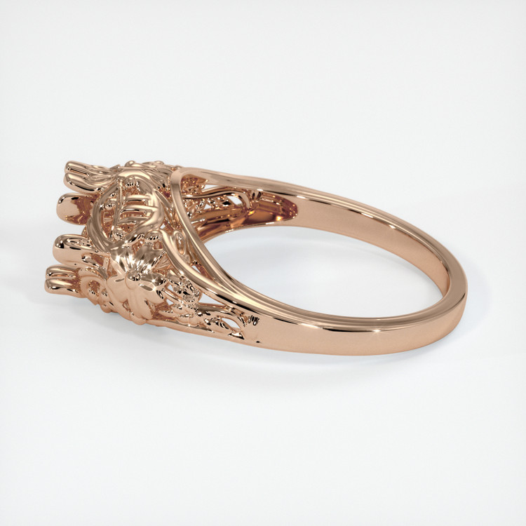 18K Rose Gold Antique Style Ring Setting