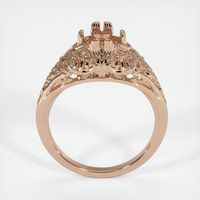 18K Rose Gold Antique Style Ring Setting Image