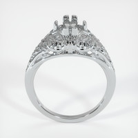 10K White Gold Antique Style Ring Setting Image