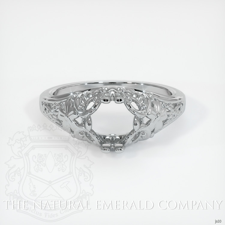 18K White Gold Antique Style Ring Setting