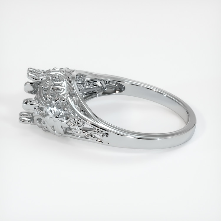18K White Gold Antique Style Ring Setting