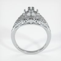 18K White Gold Antique Style Ring Setting Image