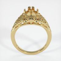 18K Yellow Gold Antique Style Ring Setting Image