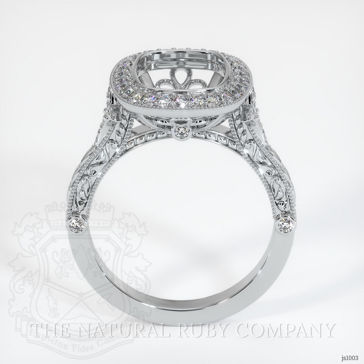 Silver Antique Style Ring Setting