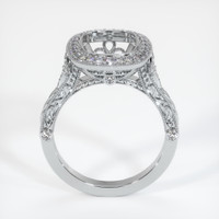 10K White Gold Antique Style Ring Setting Image