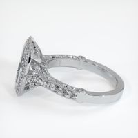 14K White Gold Antique Style Ring Setting Image