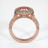 14K Rose Gold Antique Style Ring Setting Image
