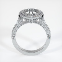 10K White Gold Antique Style Ring Setting Image