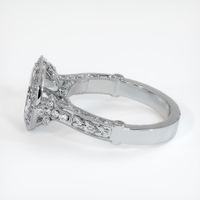 14K White Gold Antique Style Ring Setting Image