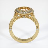 14K Yellow Gold Antique Style Ring Setting Image