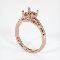 14K Rose Gold Pave Ring Setting Video